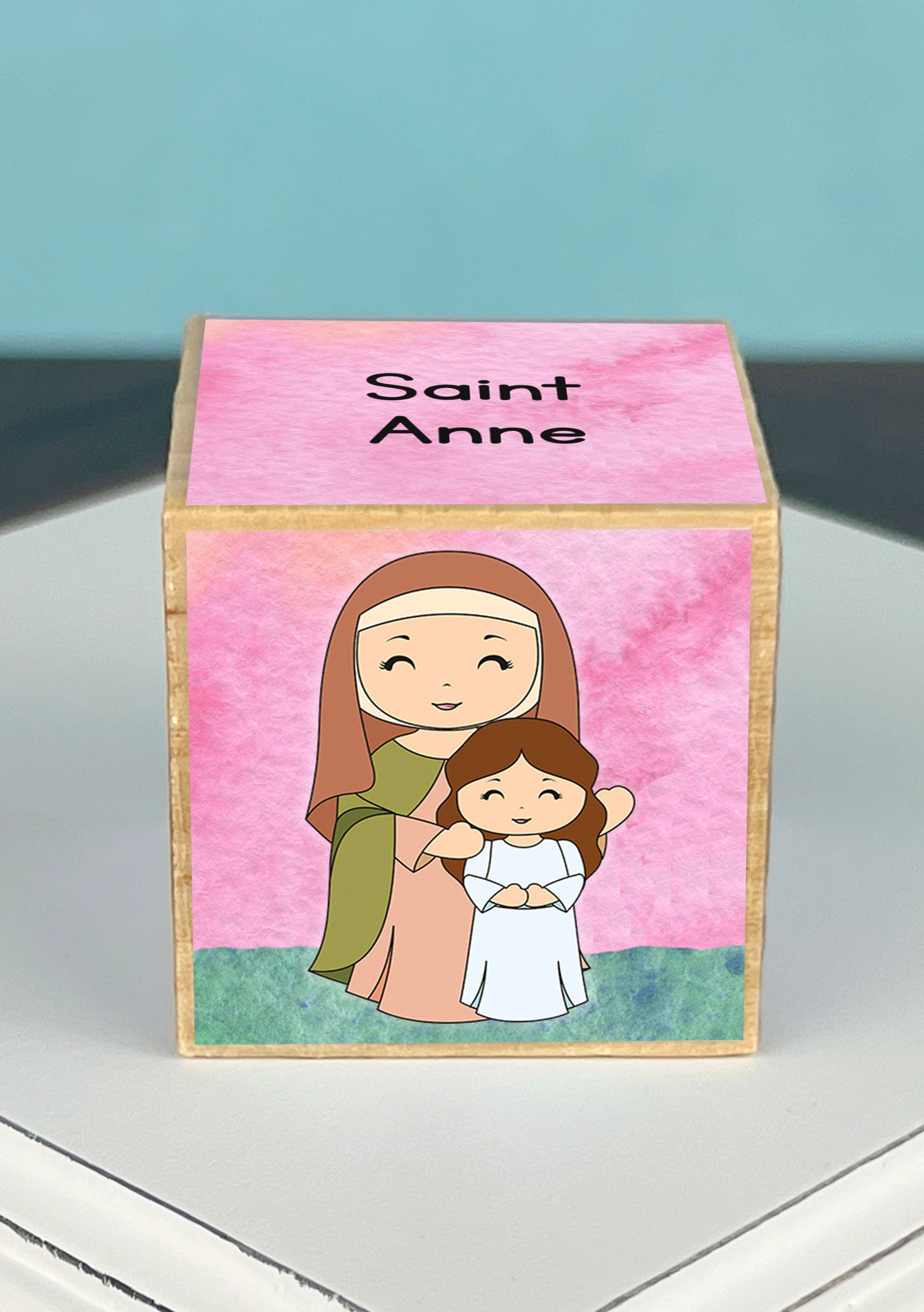 Saint Anne Saint Block Printable