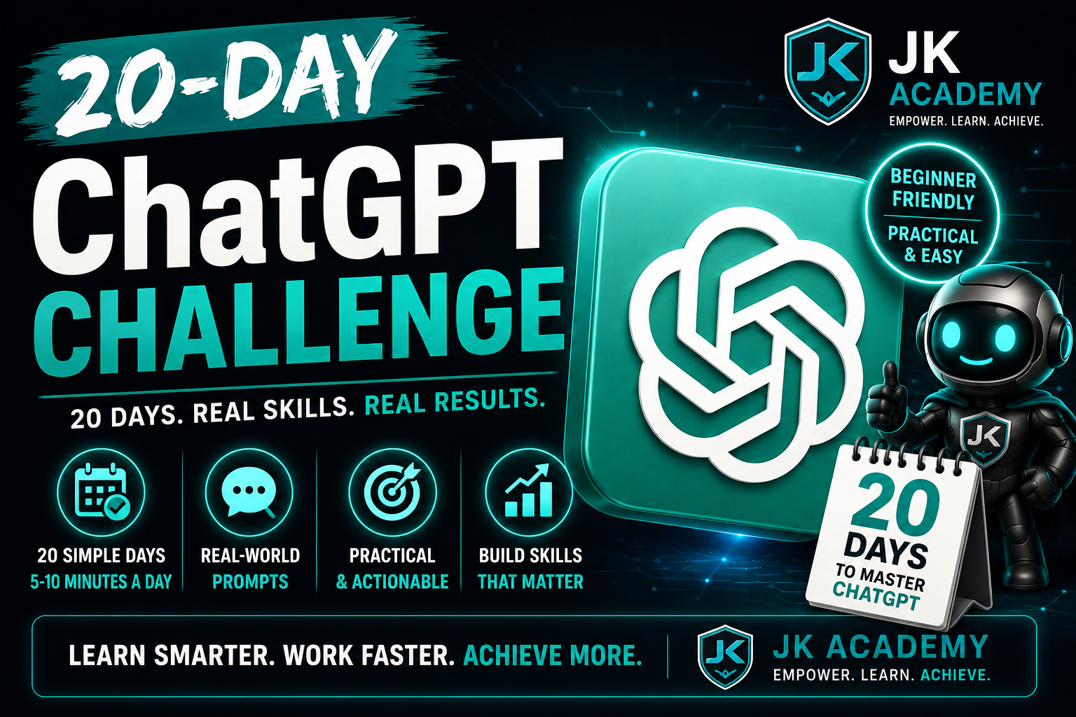 Product image for 20-Day ChatGPT Challenge