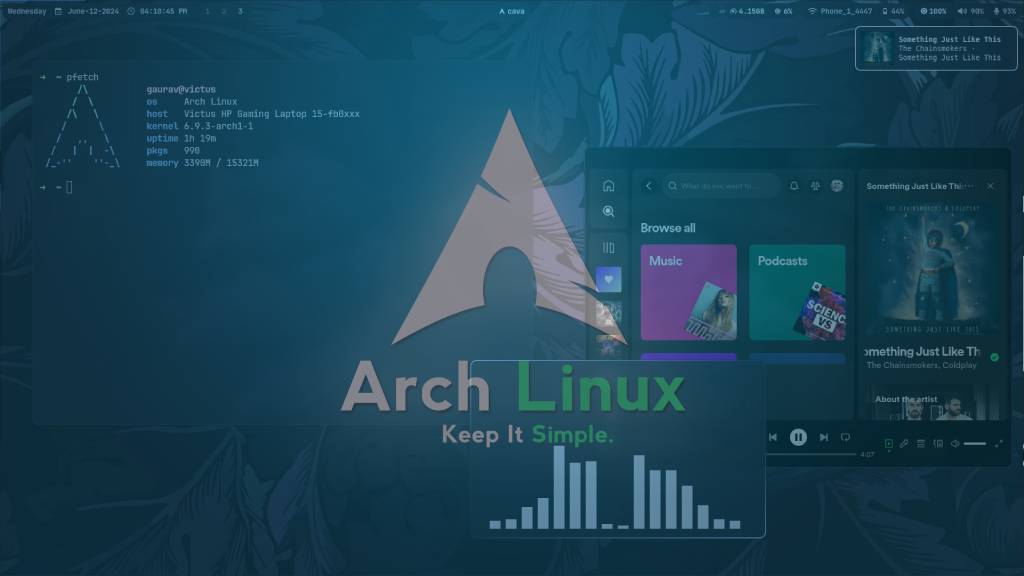Immagine del prodotto per Arch Linux: Dall'Installazione al Ricing