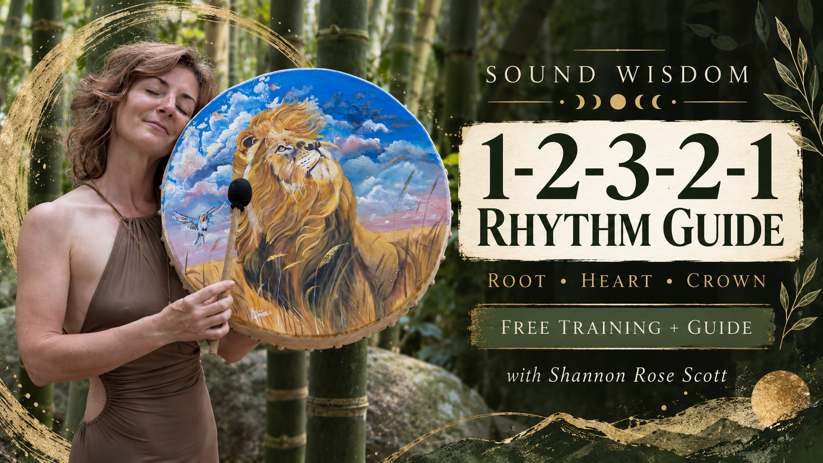 Product image for FREE COURSE:  HEALING RHYTHMS - The Sound Wisdom 1-2-3-2-1 Method