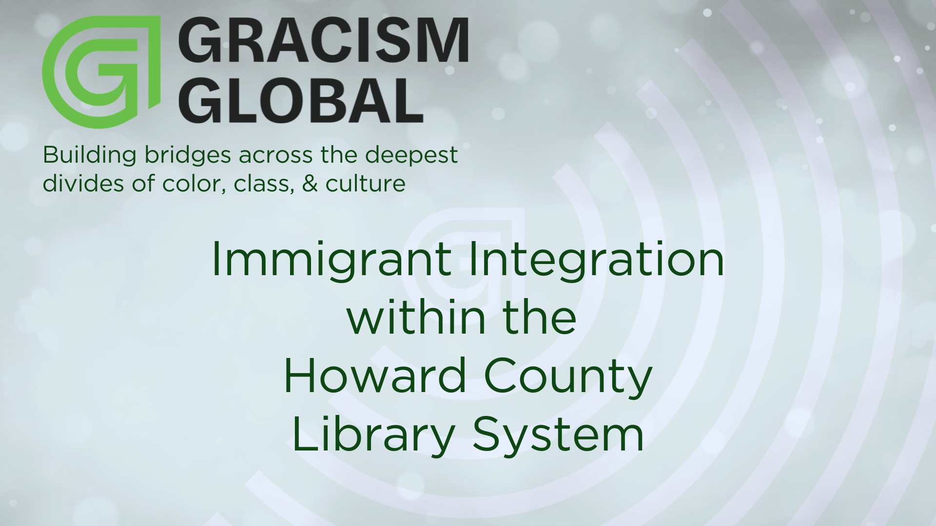Product image for HCLS Immigrant Integration Training