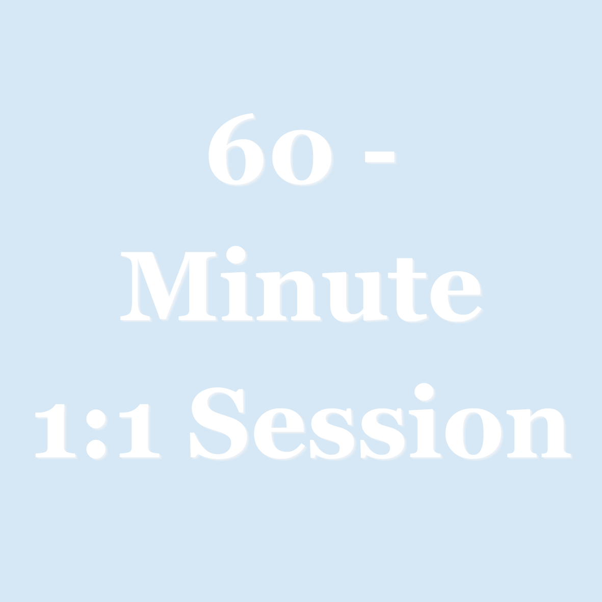 Product image for 60- minute one on one consulting session