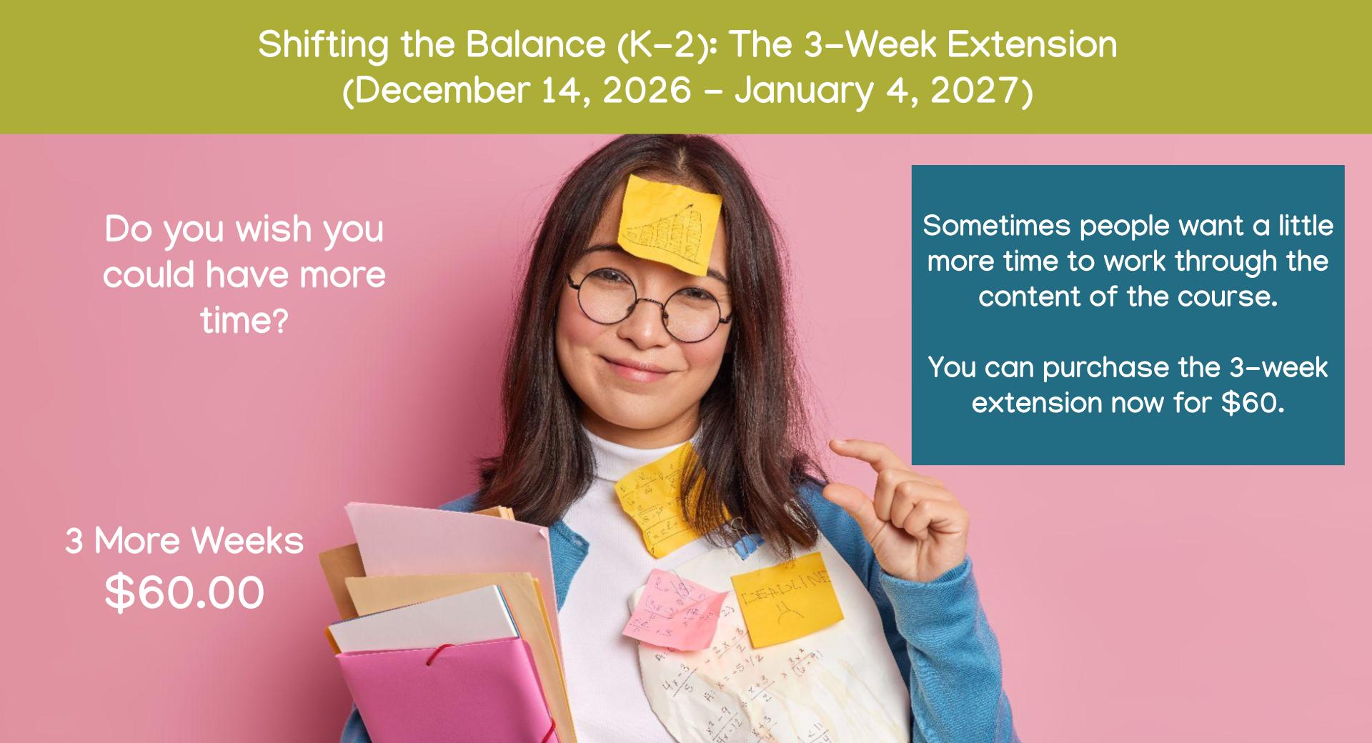 Product image for Shifting the Balance K-2: The 3 Week Extension (Dec 14, 2026 - Jan 4, 2027)