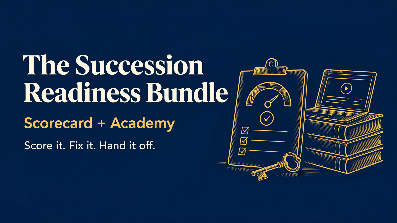 Product image for The Succession Readiness Bundle: Scorecard + Academy