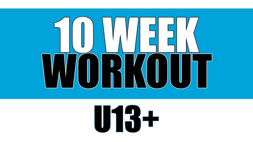 Product image for 10 Week Workout U13+ - Fall 2026 