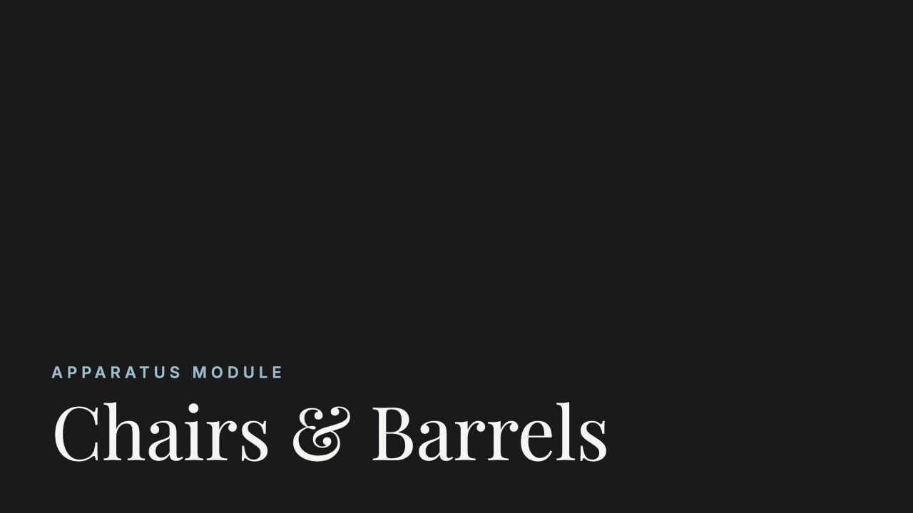 Product image for Chairs & Barrels • Spring 2026 • Los Angeles