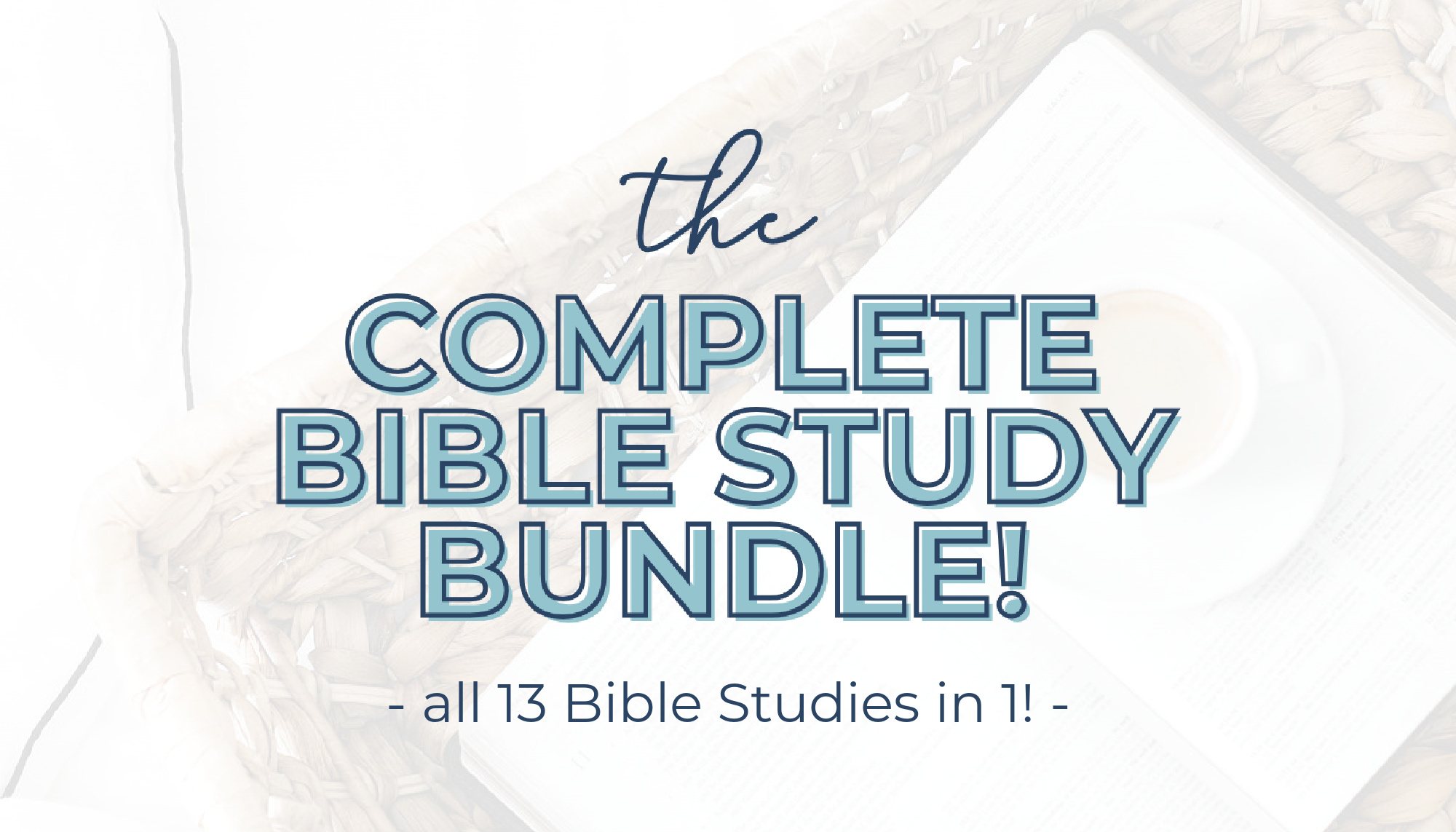 Product image for The Complete Bible Study Bundle