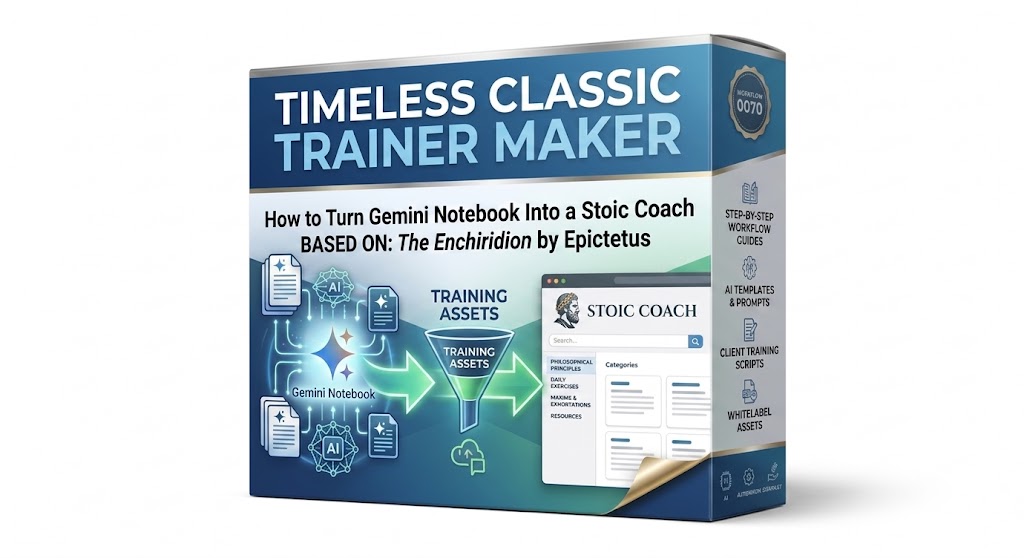 Product image for (2026) - TCTM11 - How to Turn Gemini Notebook Into a Stoic Consultant