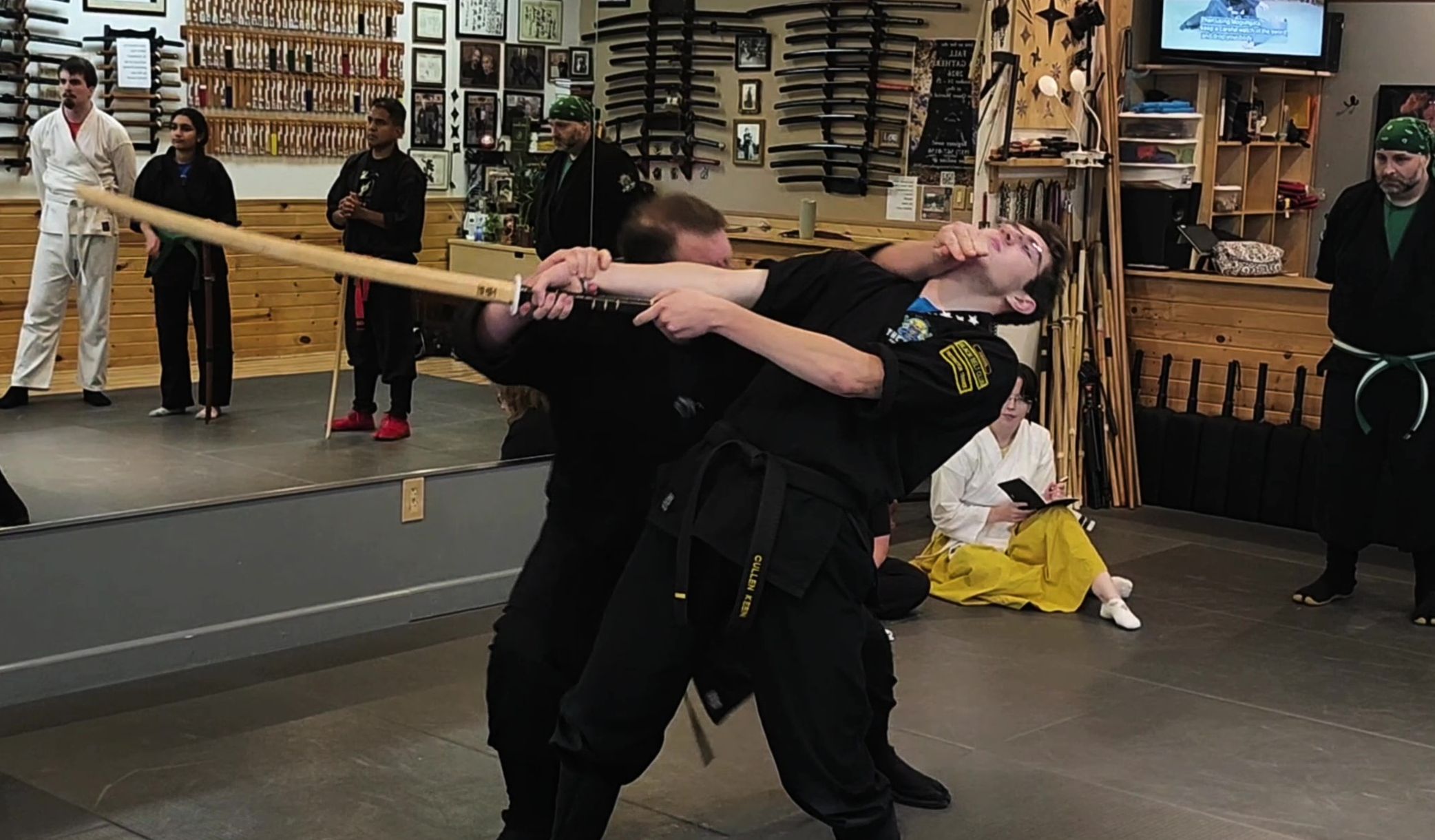 Todd Ryotoshi Norcross with Soke Masaaki Hatsumi