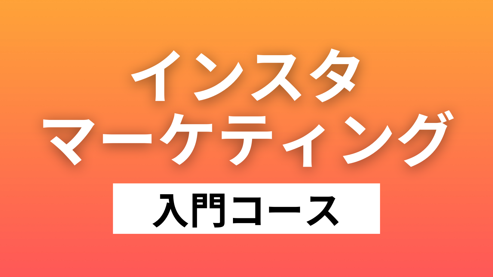 NLBインスターマーケティング | 入門コース の商品画像