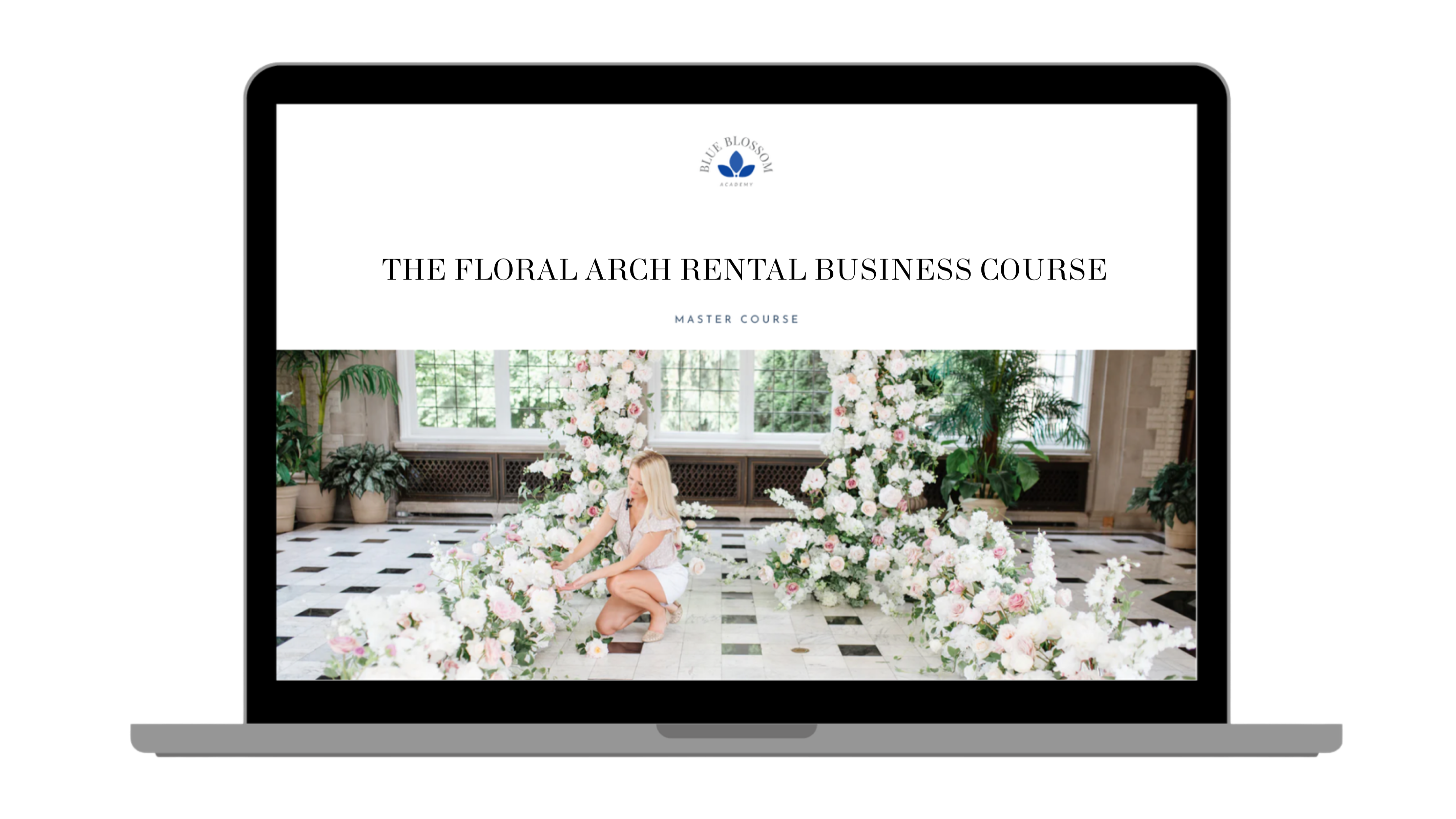 Product image for The Floral Arch Rental Business Course