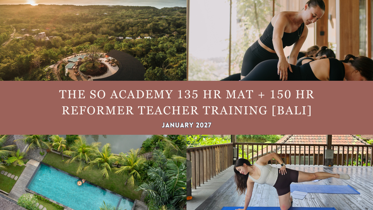 Product image for [BALI Jan 2027] TSA's 135 Hour Mat Pilates Teacher Training + 150 Hour Reformer Pilates Teacher Training [Online, Self Directed + In Person]