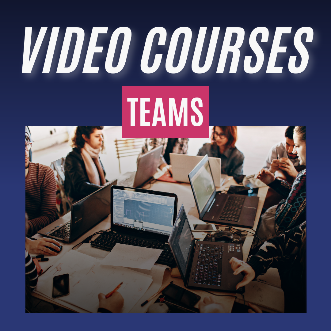 Video courses for teams