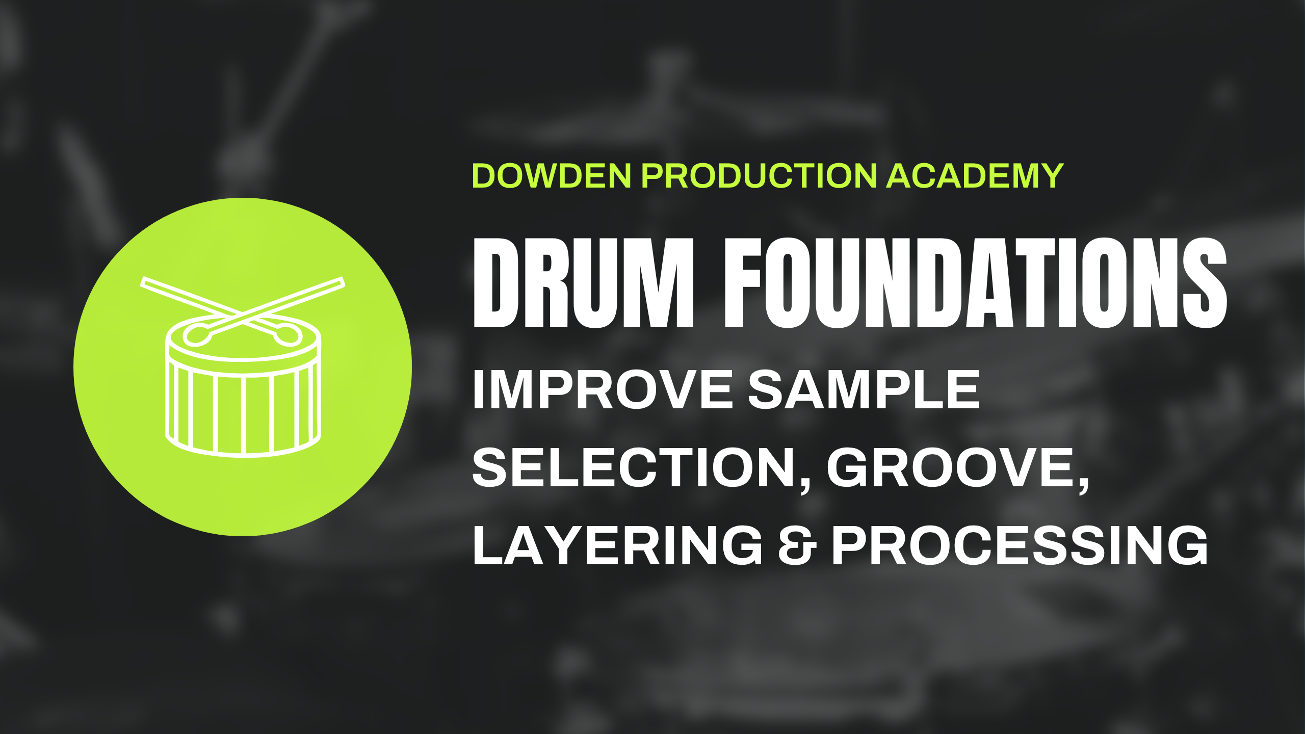 Product image for Drum Foundations Course