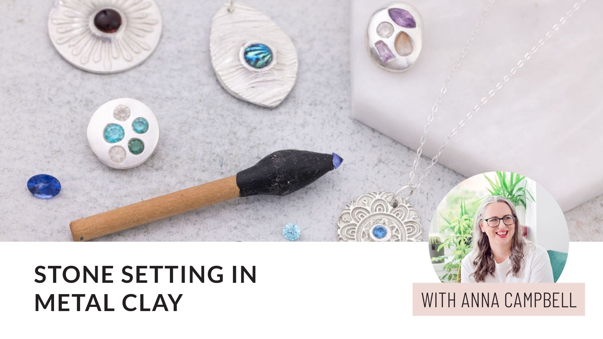 Product image for Stone Setting In Metal Clay (Torch Fire Techniques)