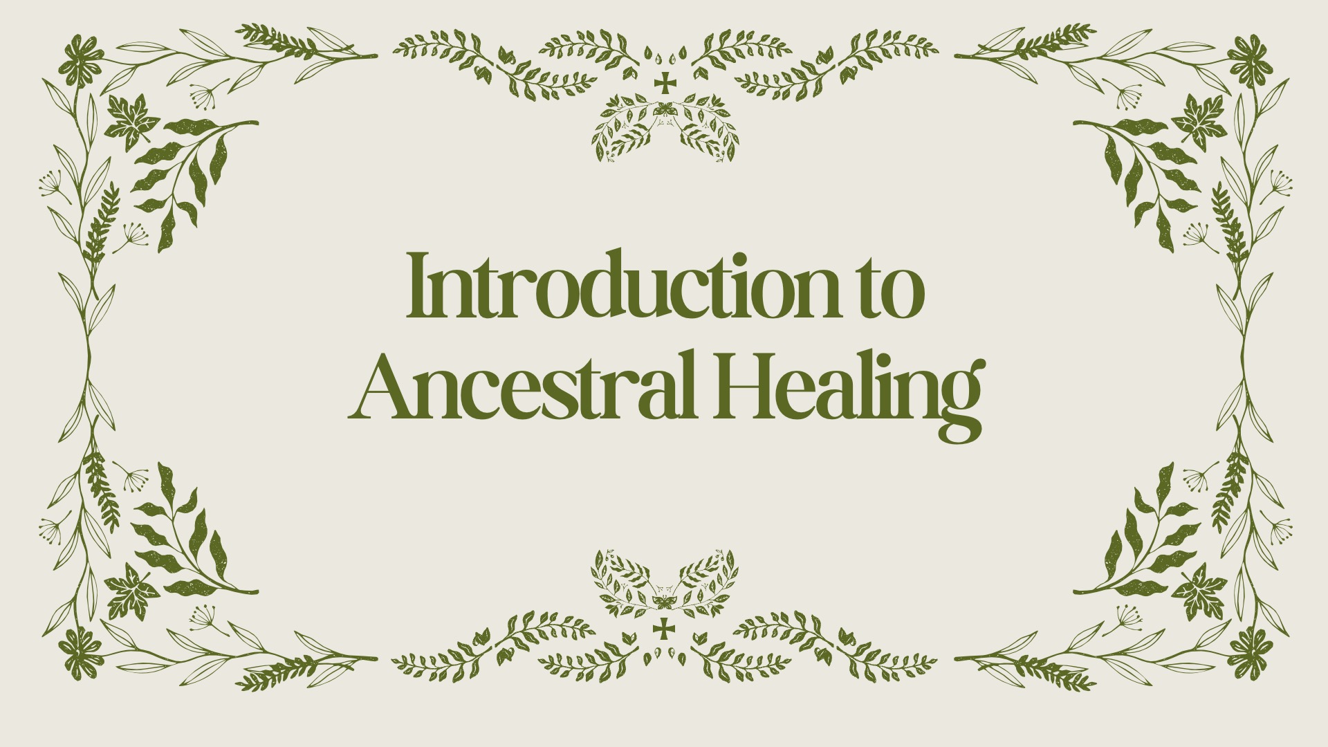 Product image for Introduction to Ancestral Healing