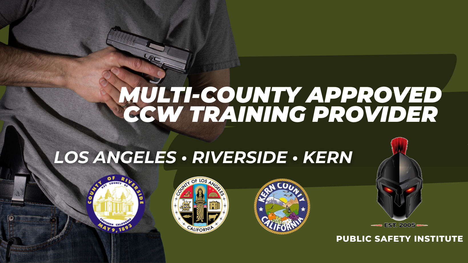 Product image for CCW Renewal Course– Multi-County CCW Training for Los Angeles, Riverside & Kern
