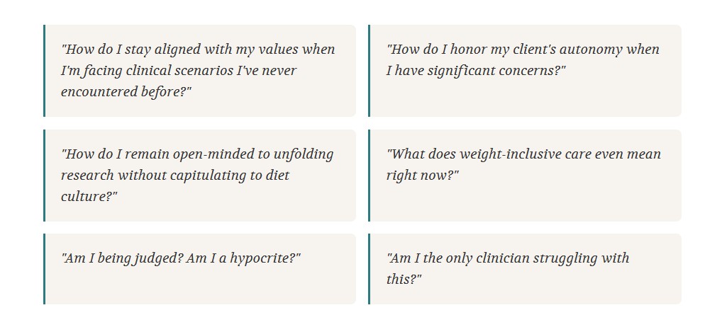 glp1 questions from dietitians and clinicians 