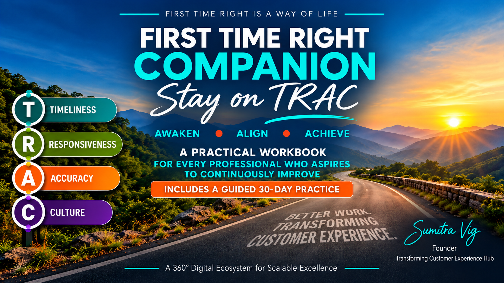 Product image for First Time Right Companion: Stay on TRAC