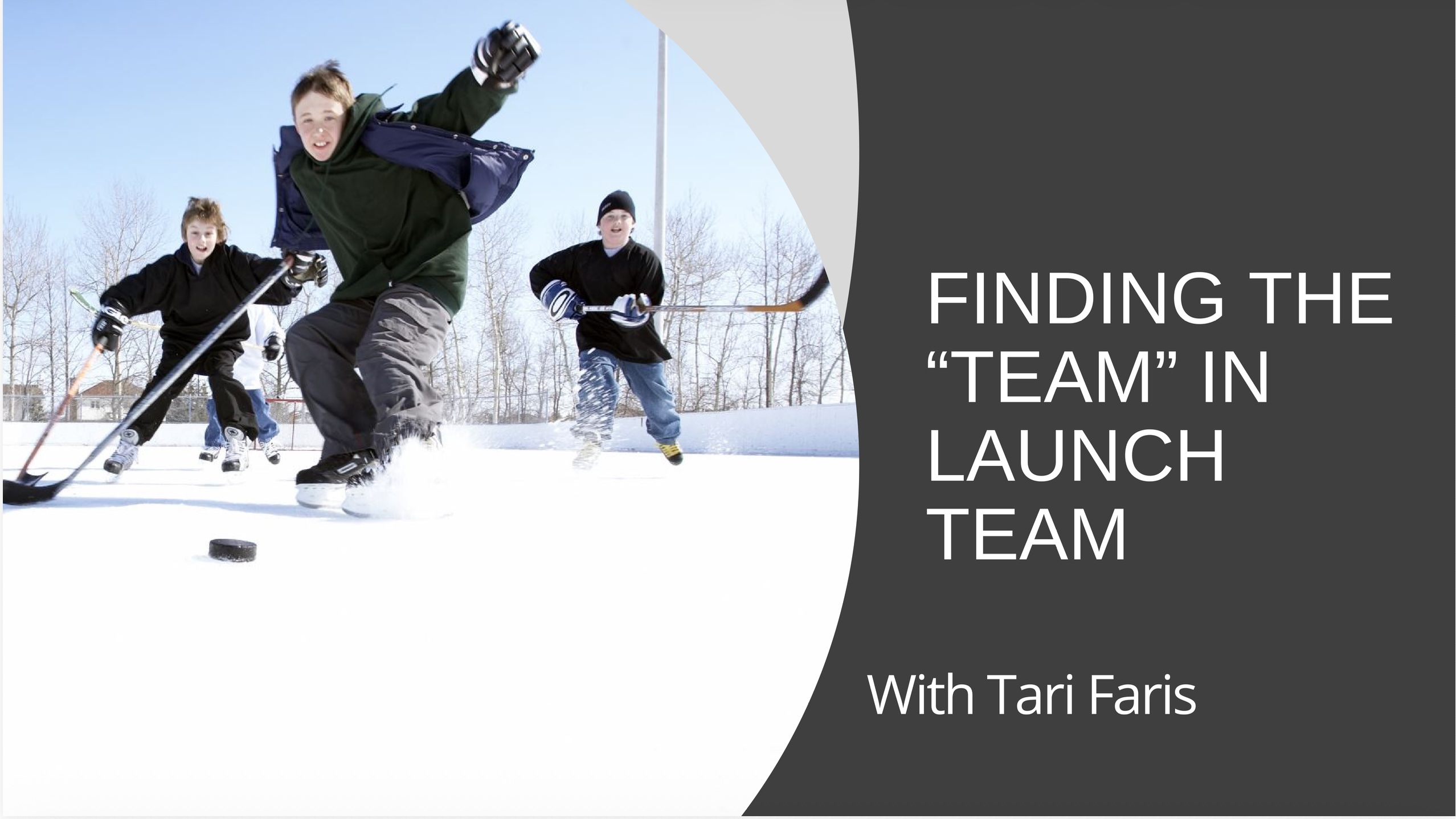 Product image for Finding the Team in Launch Team