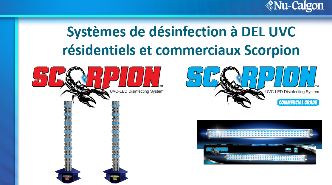 Product image for Scorpion UVC LED disinfecting devices (FRENCH) NATE ID: 1826-0038