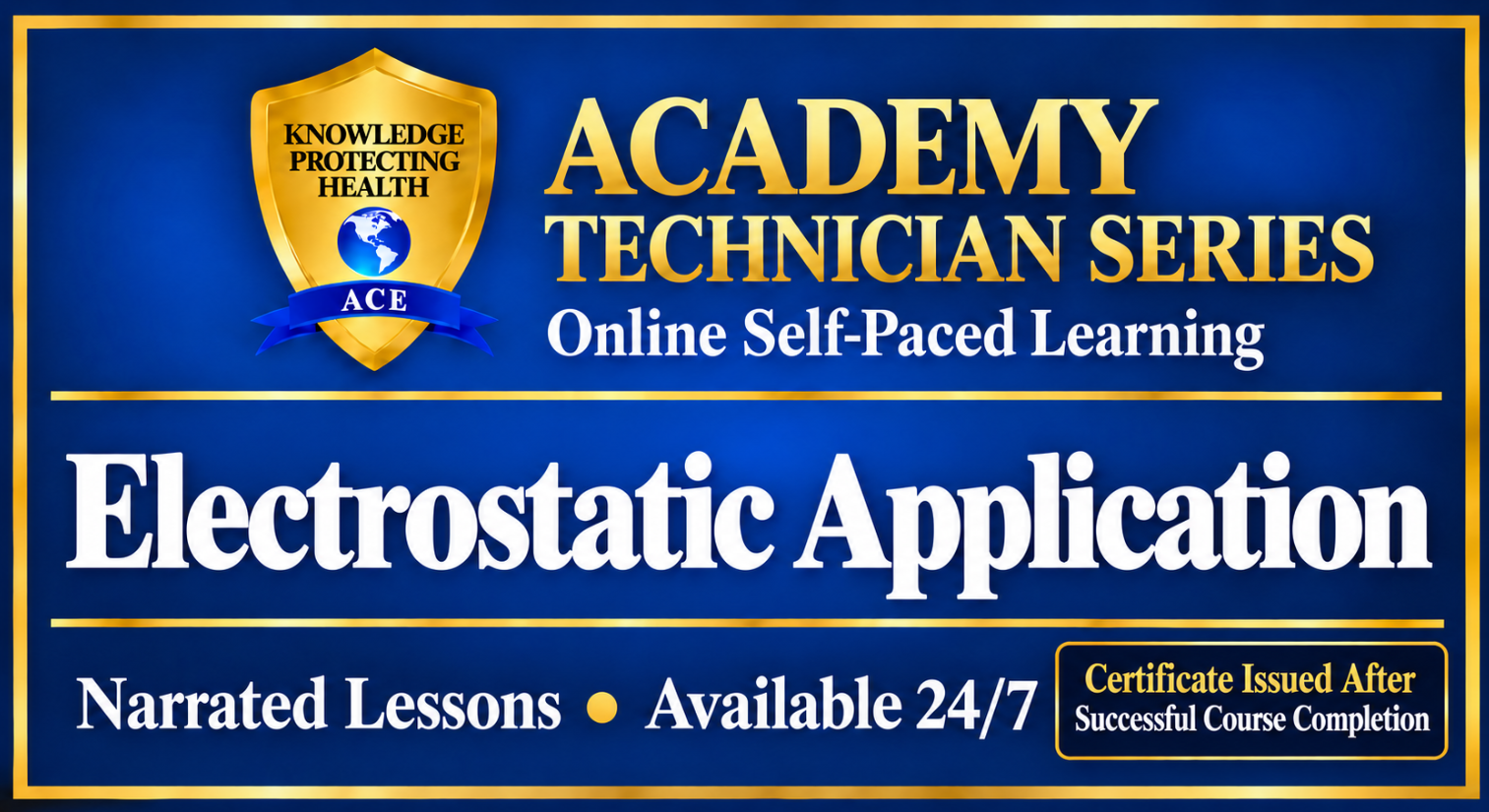 Product image for Electrostatic Application Technician Series