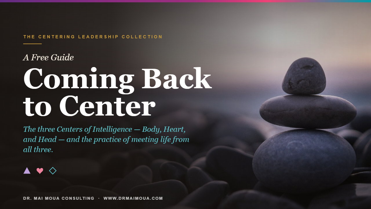 Product image for Coming Back to Center