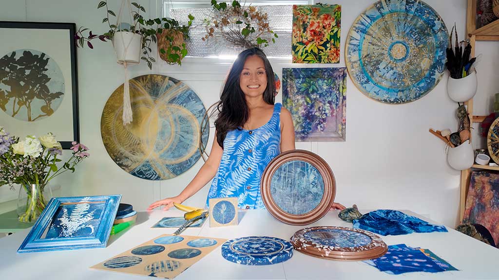 Product image for Beyond Paper: Cyanotype on Fabric & Wood