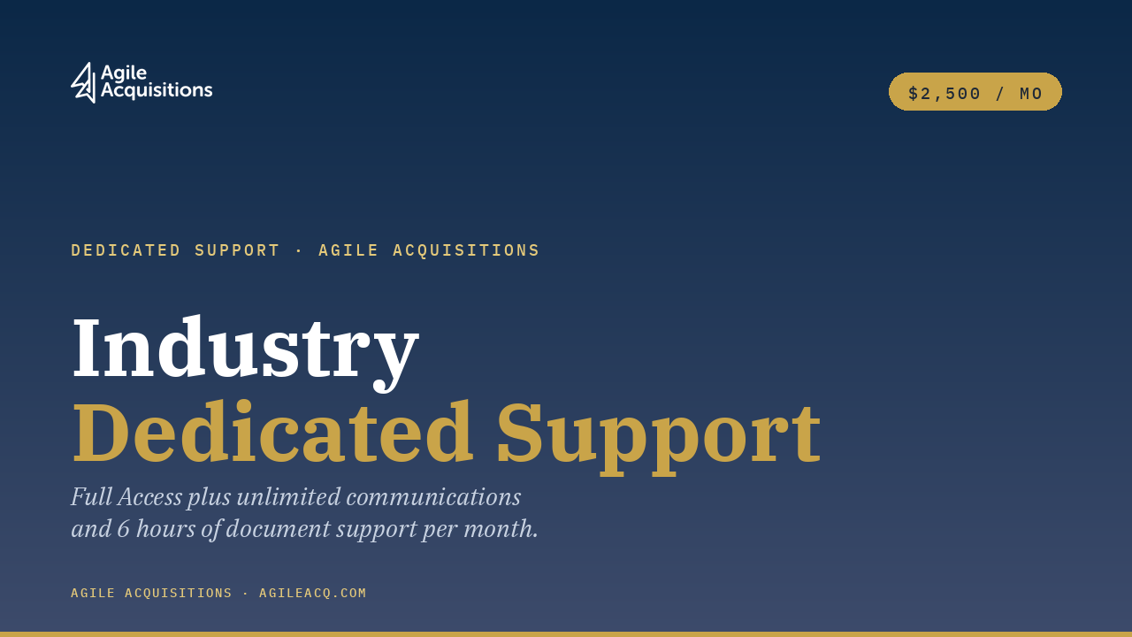 Product image for Industry Dedicated Support