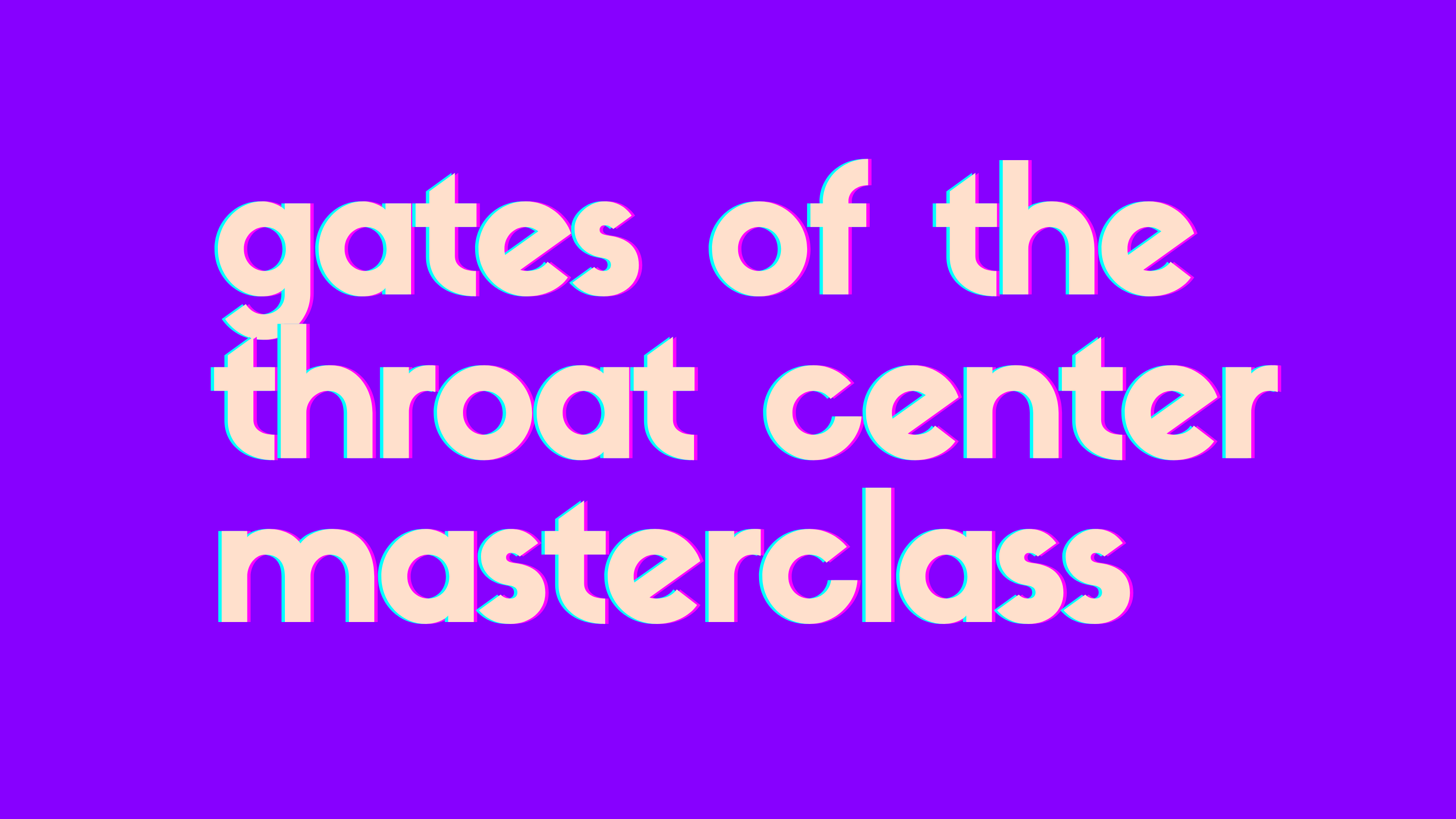 Product image for Gates of the Throat Center