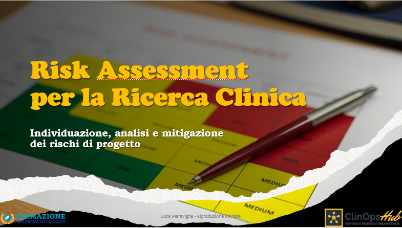 Product image for Risk Assessment per la ricerca clinica