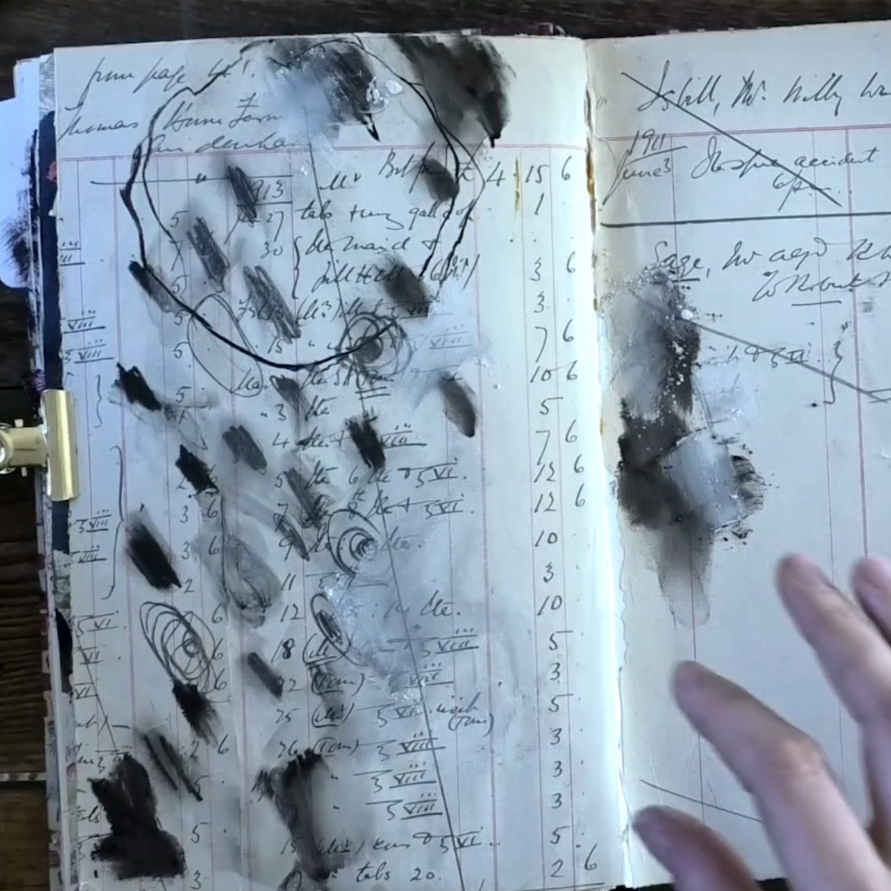 Soft pencils and water technique demonstration
