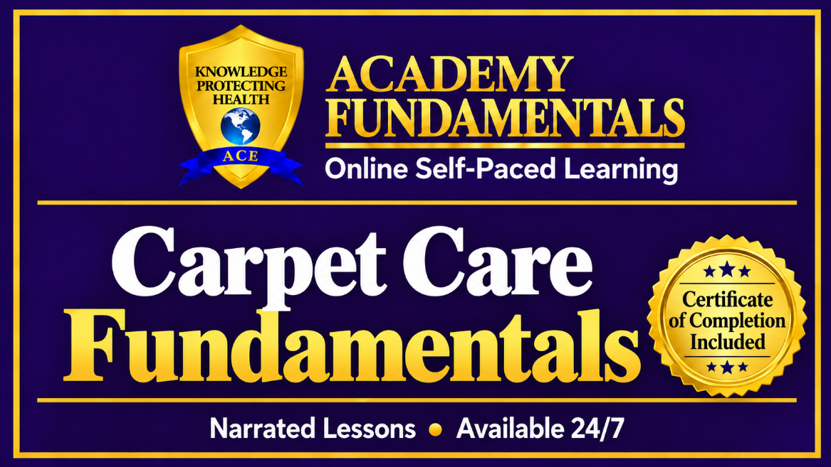 Product image for Carpet Care Fundamentals