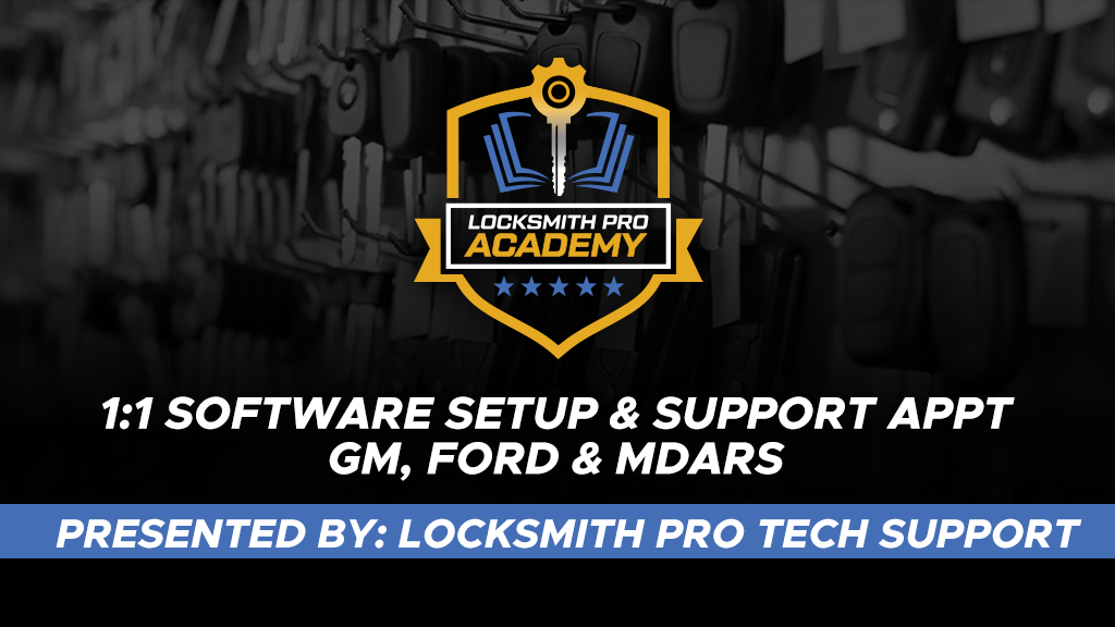 Product image for 1:1 OEM Software Setup & Support Appointment - GM, Ford, MDARS