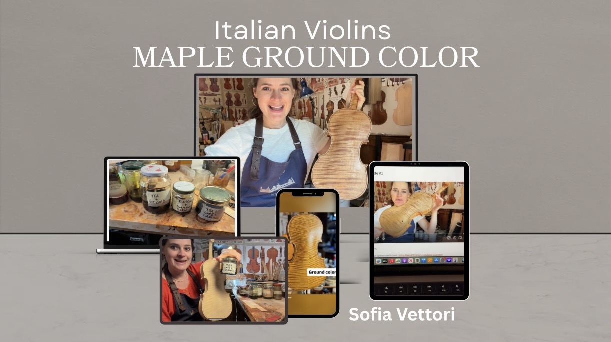 Product image for Italian Violins Maple Ground Color
