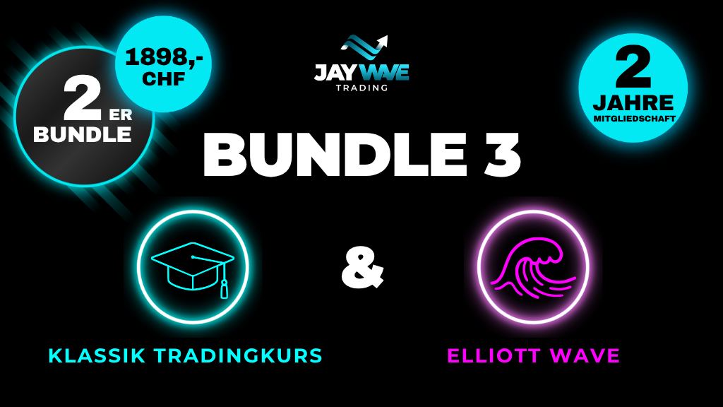 Product image for Bundle 3 - Klassik Tradingkurs + Masterclass Elliot Wave – 1’898 CHF – 2 Jahre Mitgliedschaft