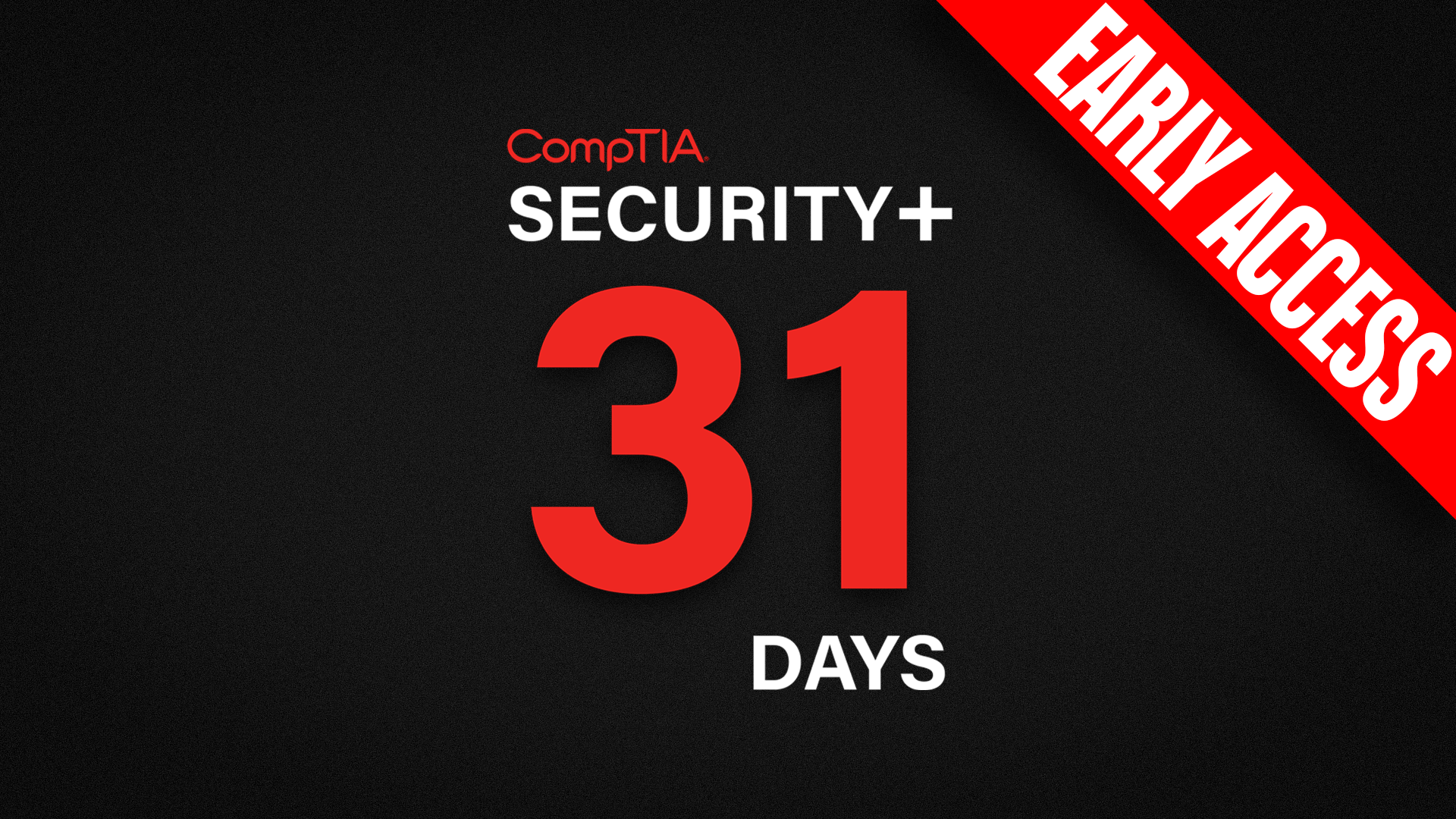 Product image for Security+ in 31 Days
