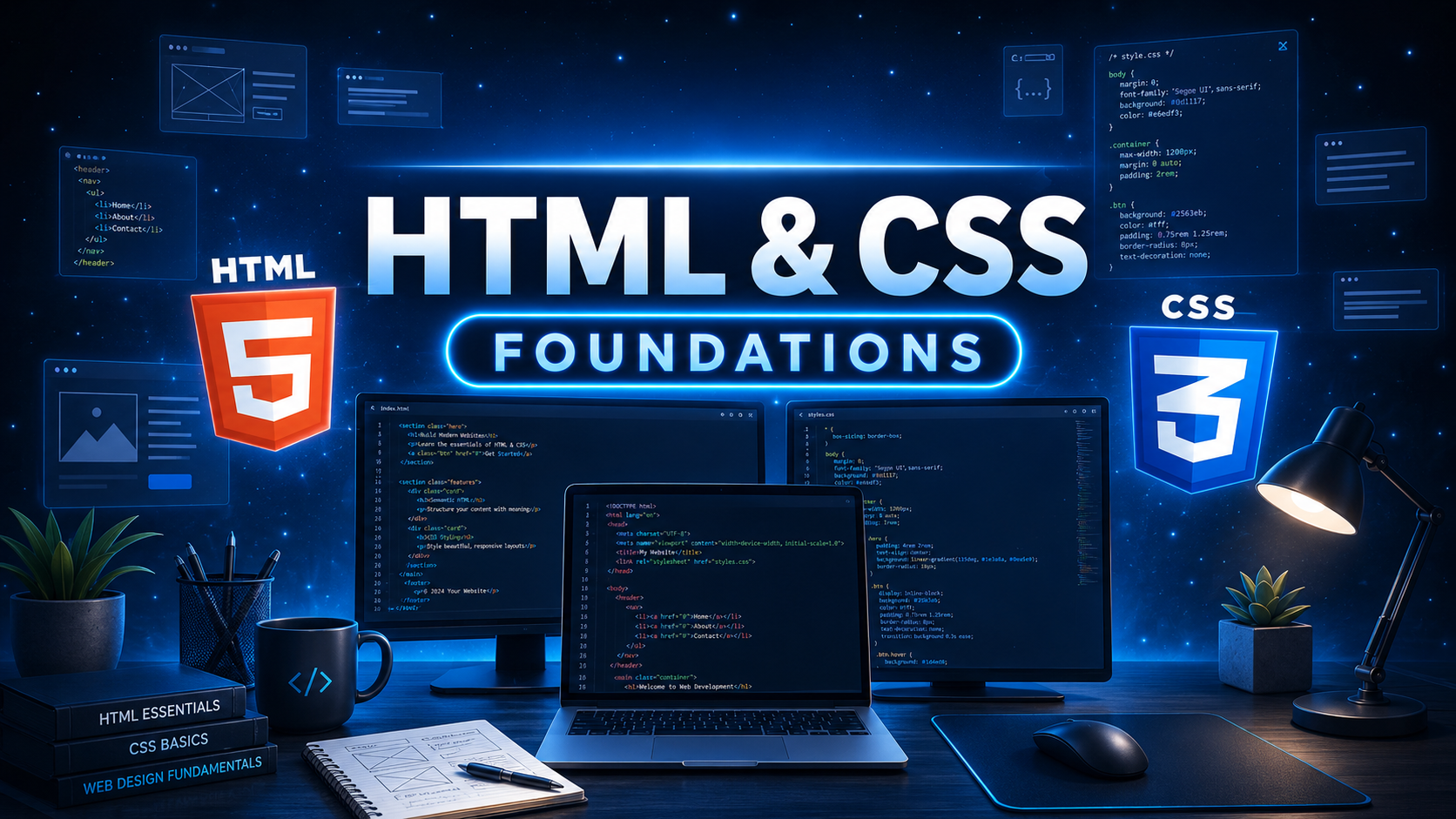 Product image for HTML & CSS Foundations