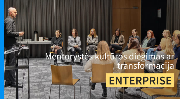 Product image for Mentorystės kultūros diegimas ar transformacija ENTERPRISE
