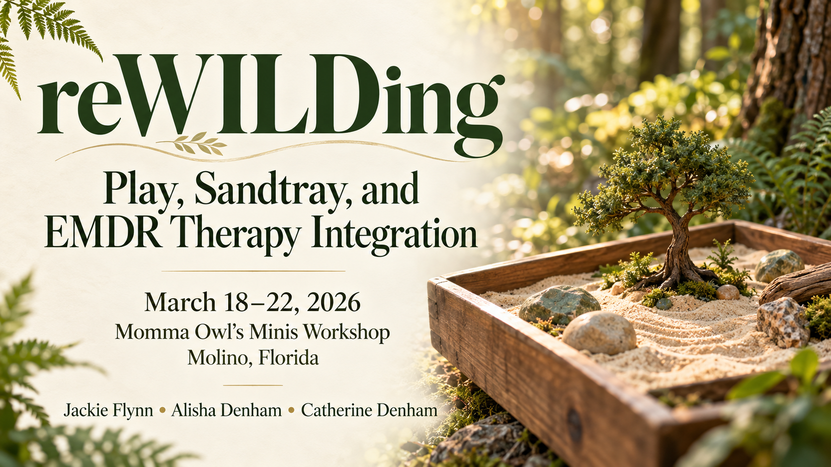 Product image for reWILDing Play, Sandtray, and EMDR Therapy Integration - Mar 2026