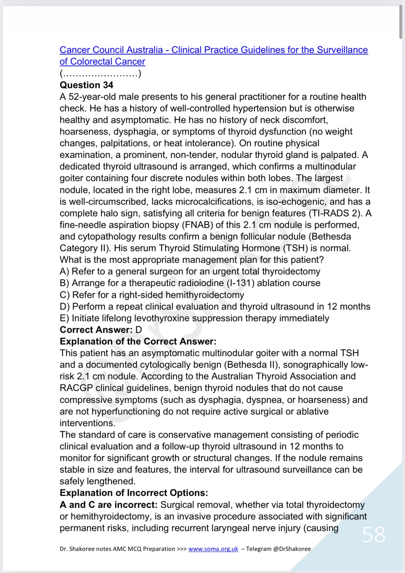 AMC MCQ