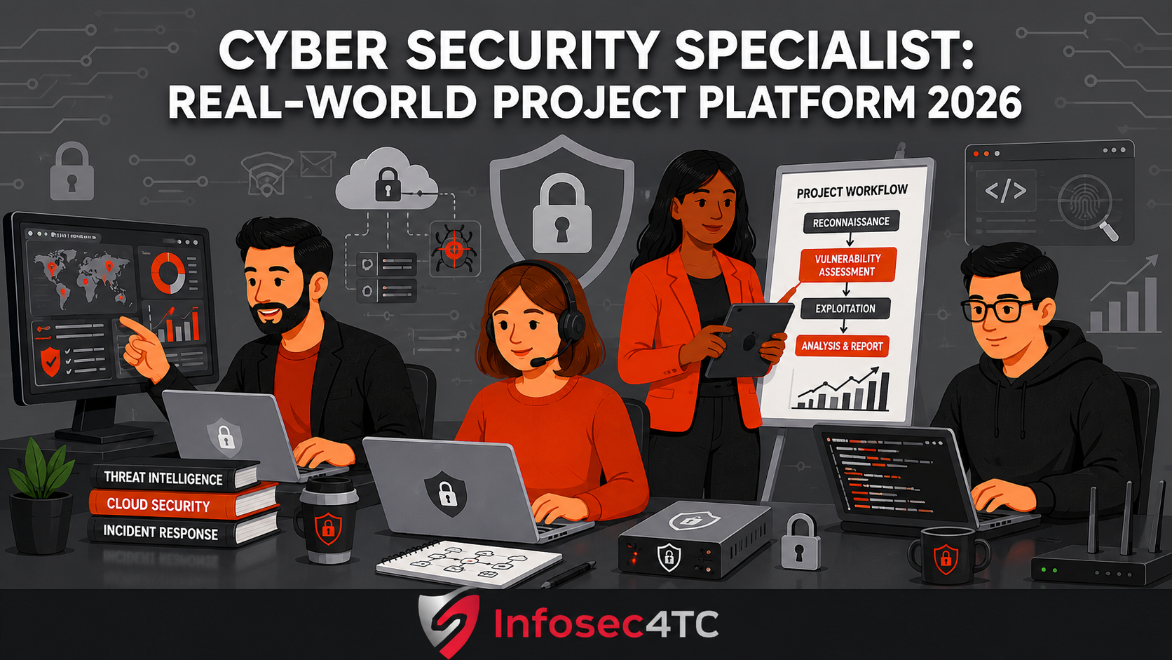Product image for Cyber Security Specialist: Real-World Project Platform 2026