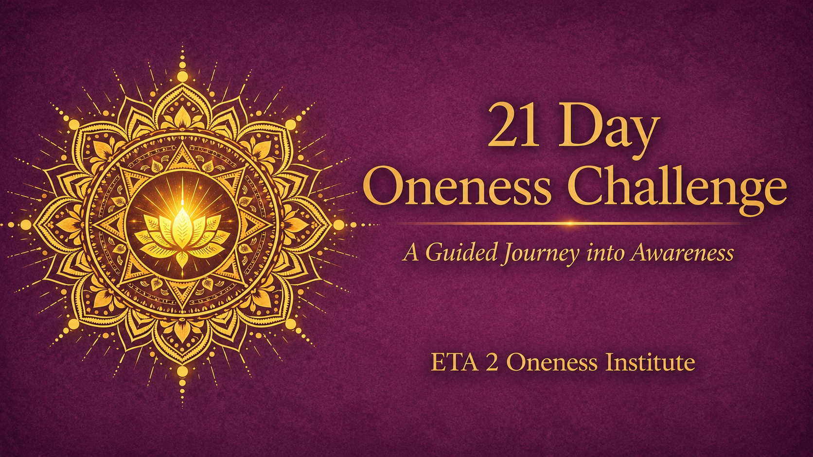 Product image for 21 Day Oneness Challenge™