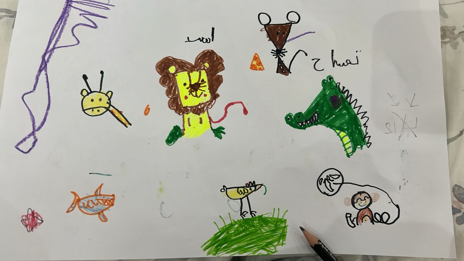 رسمة طفل