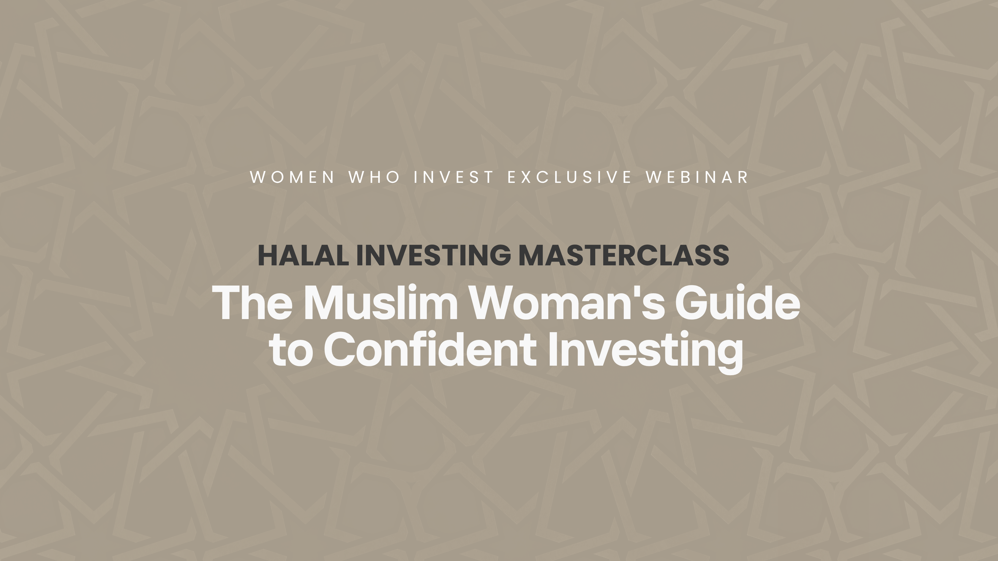 Product image for Halal Investment Masterclass