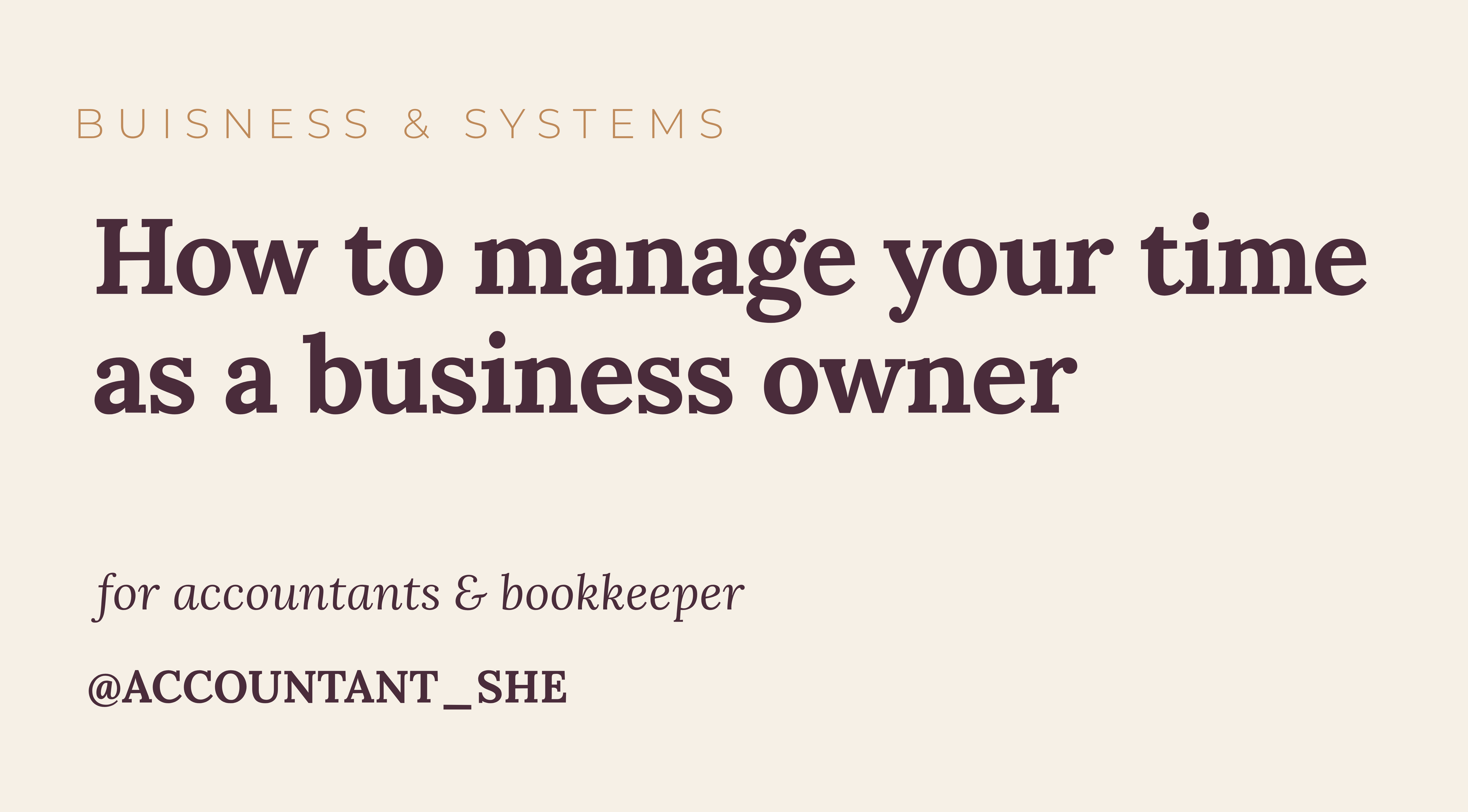 Product image for How to manage your time as a self-employed person