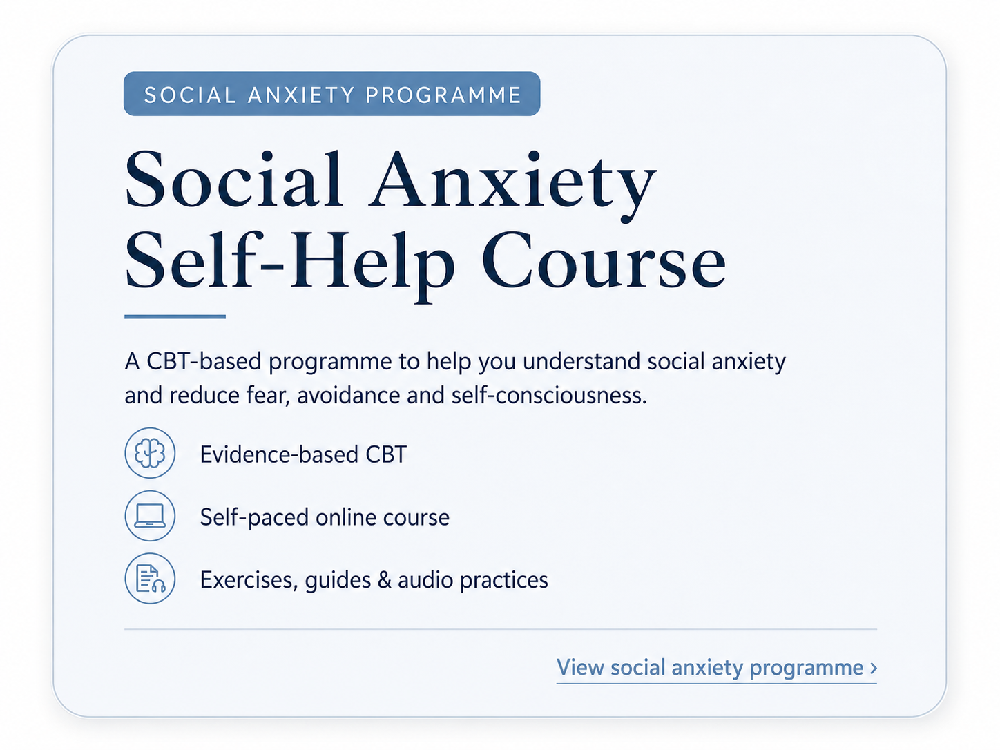 Product image for Social Anxiety