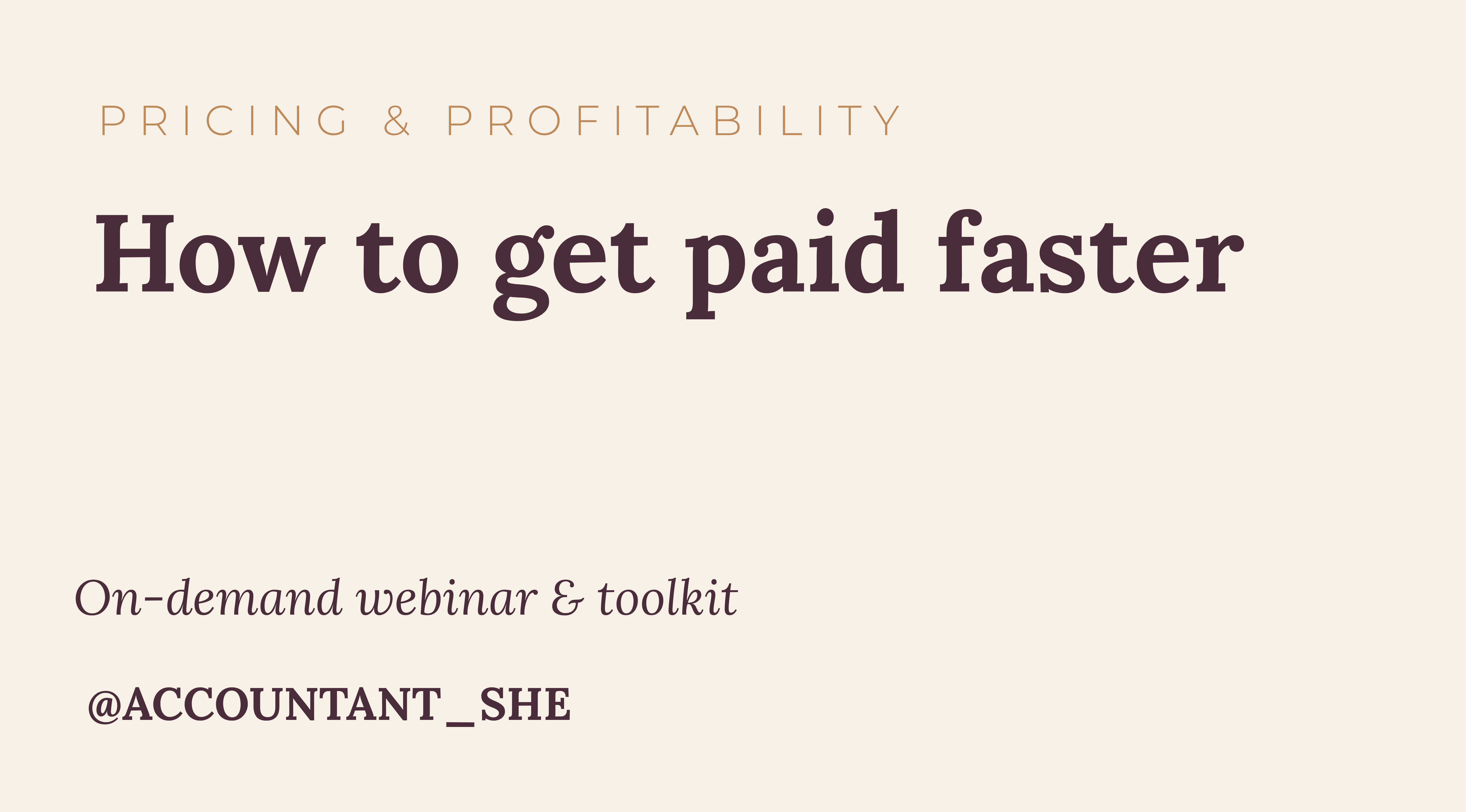 Product image for How to get paid faster as a business owner 