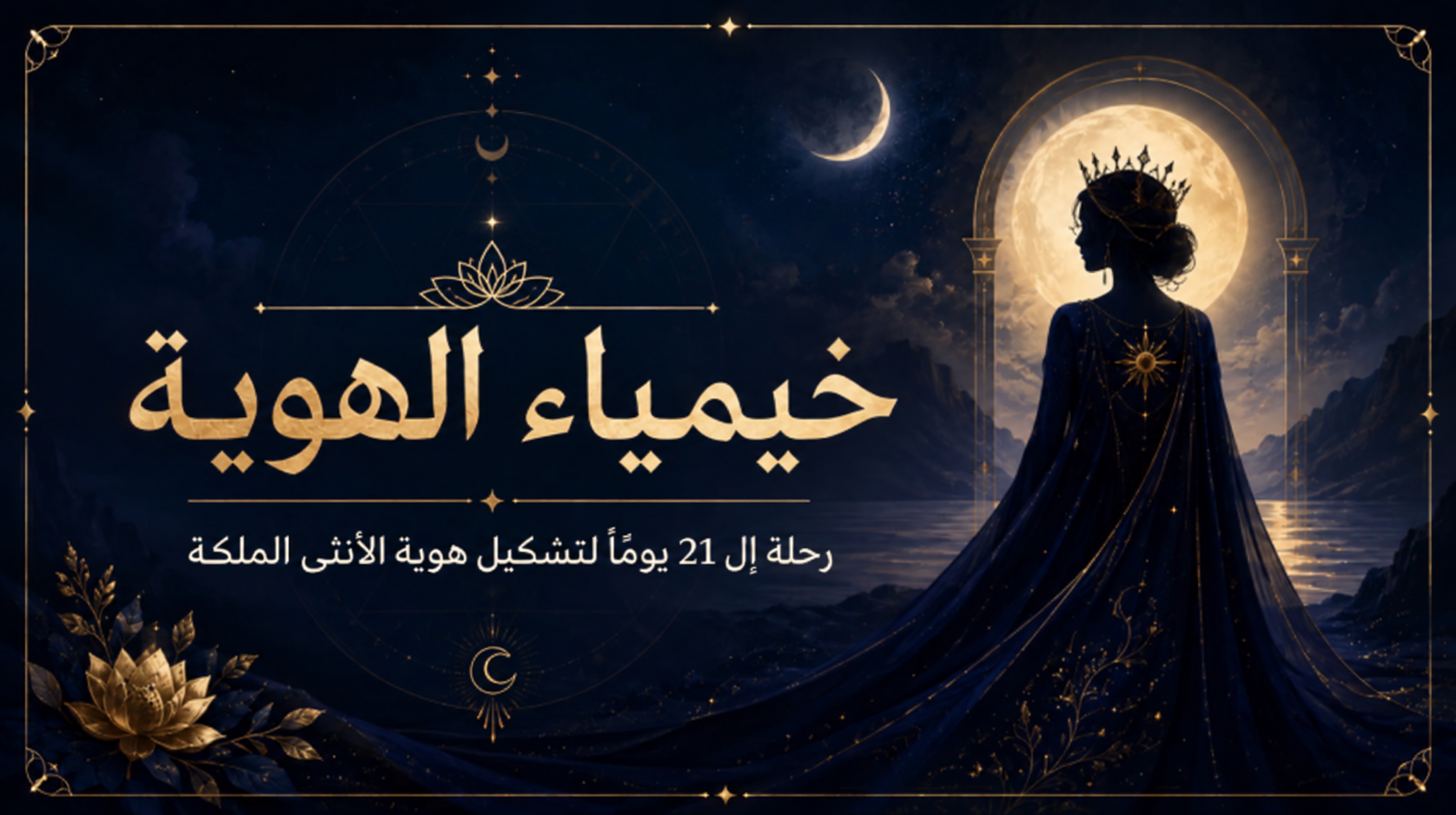 Product image for  خيمياء الهوية المستوى الأول للأمان الأنثوي: تشكيل هوية الأنثى الملكة