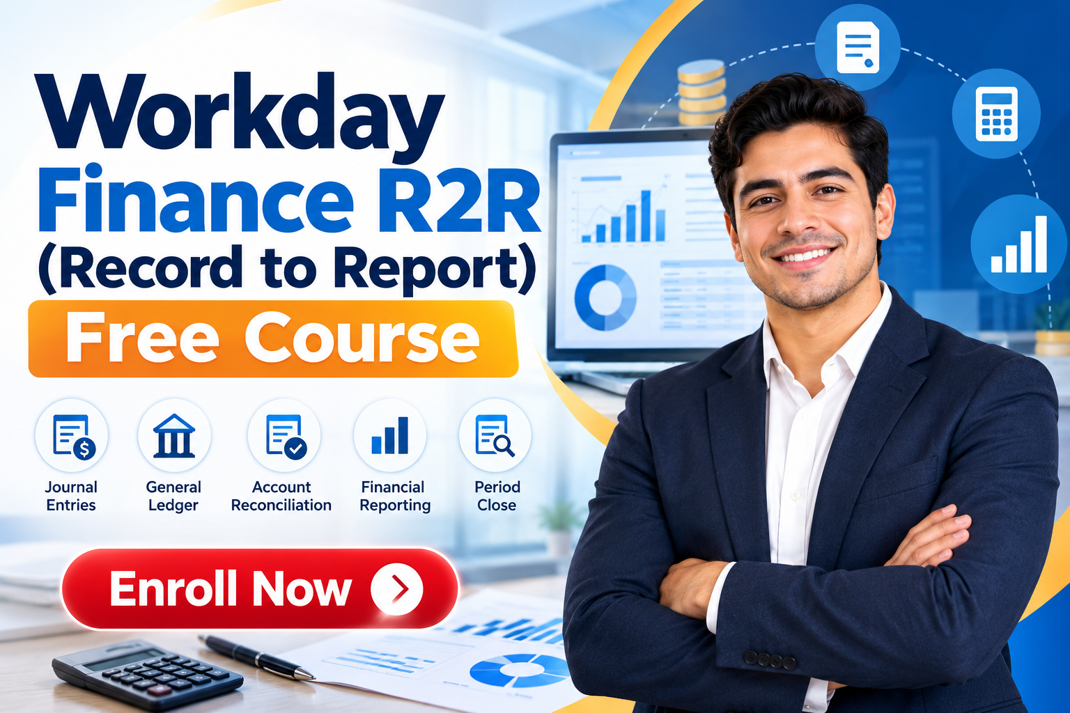 Product image for Workday Finance R2R (Record to Report) Free Course